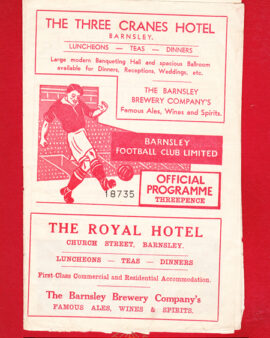 Barnsley v Doncaster Rovers 1956