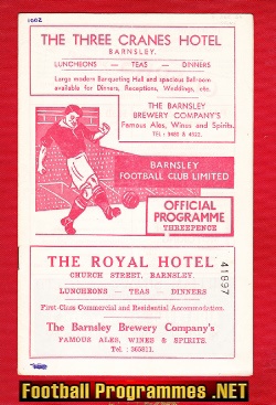 Barnsley v Stoke City 1956