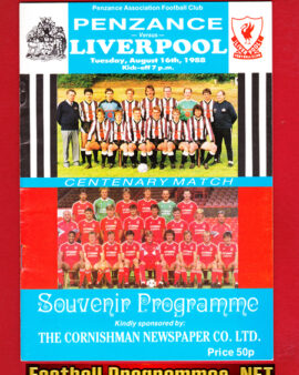 Penzance v Liverpool 1988 – Friendly Match