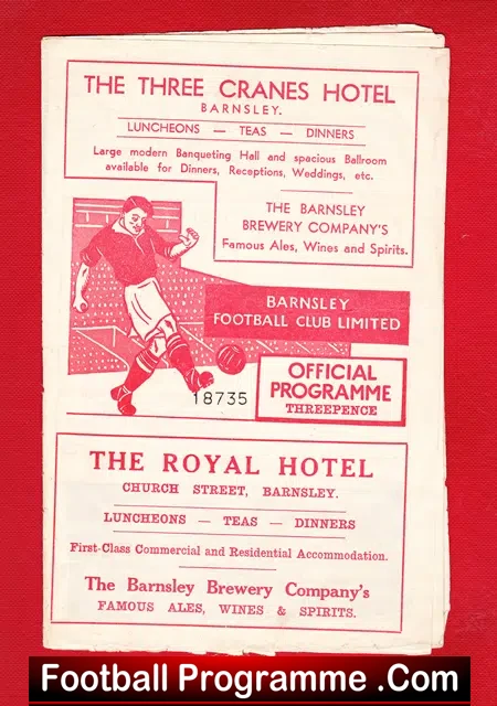 Barnsley v Doncaster Rovers 1956