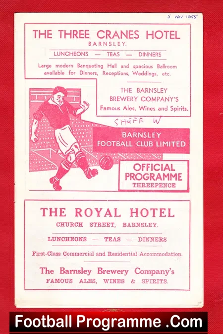 Barnsley v Sheffield Wednesday 1956
