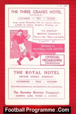 Barnsley v Sheffield Wednesday 1956