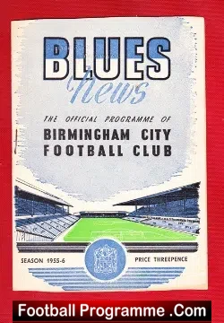 Birmingham City v Bolton Wanderers 1956