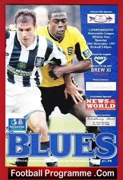 Birmingham City v Portsmouth 1997