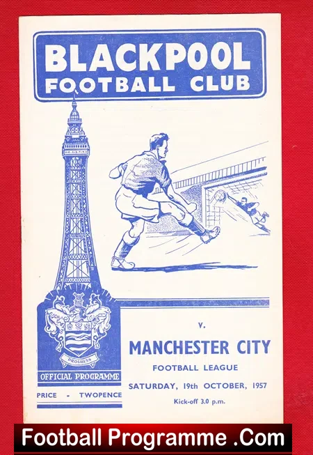 Blackpool v Manchester City 1957