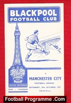 Blackpool v Manchester City 1957