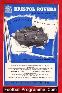 Bristol Rovers v Derby County 1953