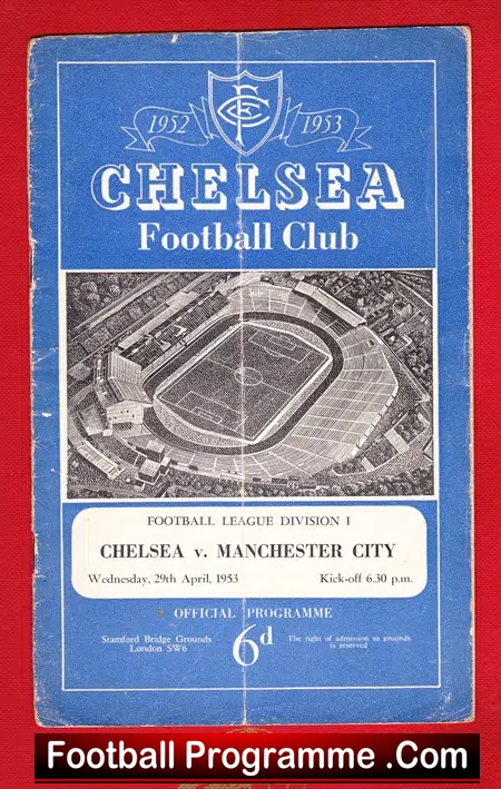 Chelsea v Manchester City 1953 – to clear
