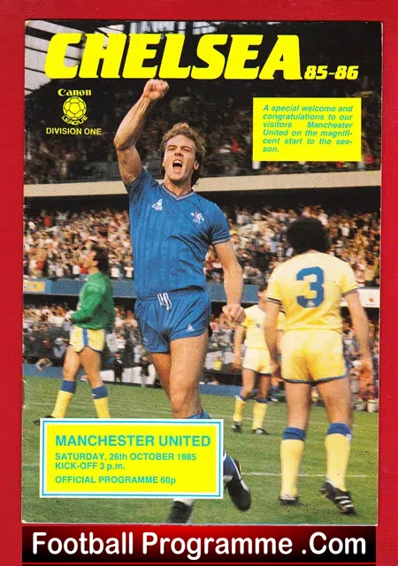 Chelsea v Manchester United 1985