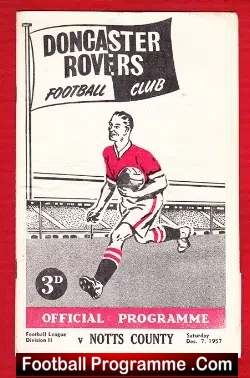 Doncaster Rovers v Notts County 1957