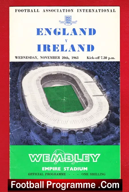 England v Ireland 1963