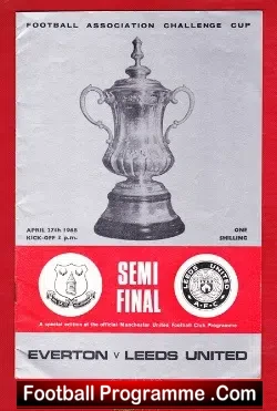 Everton v Leeds United 1968 – FA Cup Semi Final