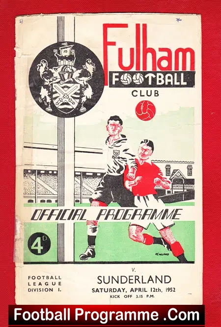 Fulham v Sunderland 1952
