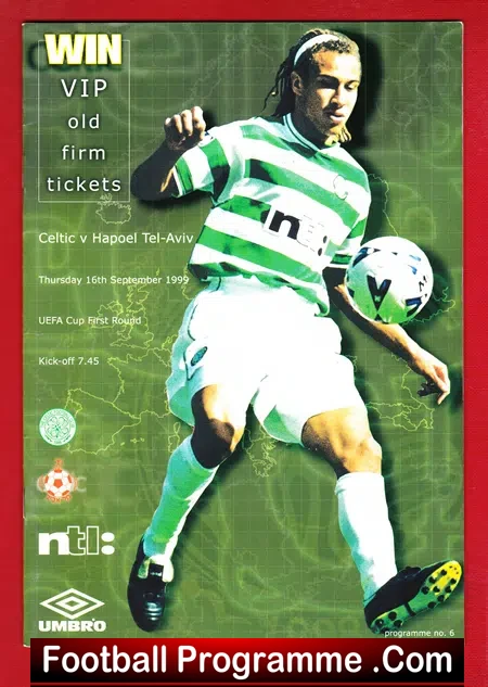 Glasgow Celtic v Hapoel Tel Aviv 1999 – Jewish Israel Team