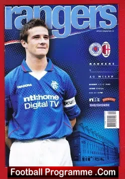 Glasgow Rangers v Inter Milan 2002 – Plus Ticket
