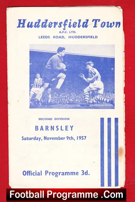 Huddersfield Town v Barnsley 1957