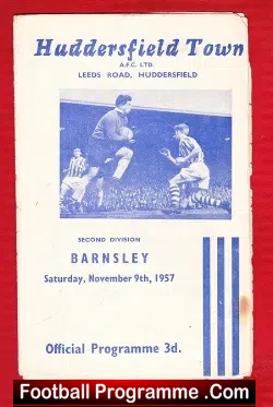 Huddersfield Town v Barnsley 1957