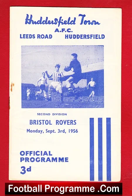 Huddersfield Town v Bristol Rovers 1956