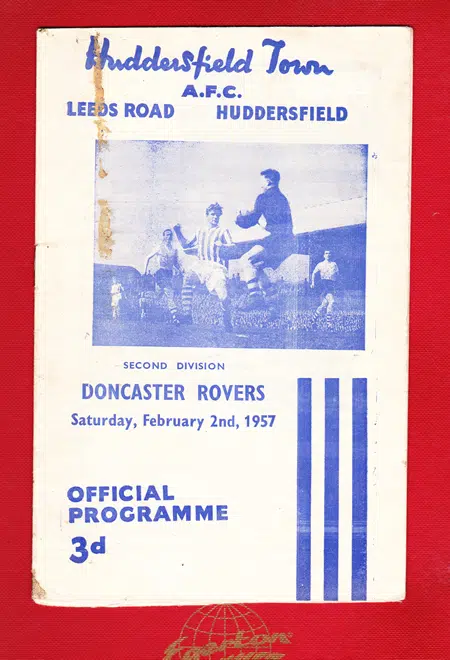 Huddersfield Town v Doncaster Rovers 1957 – to clear