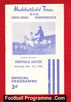 Huddersfield Town v Sheffield United 1956