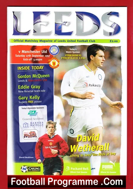 Leeds United v Manchester United 1997