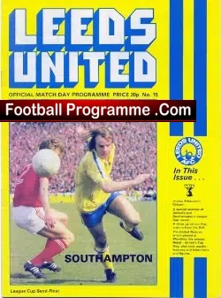 Leeds United v Southampton 1977 – League Cup Semi Final