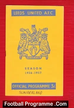 Leeds United v Sunderland 1956