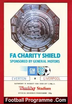 Liverpool v Everton 1984 – Charity Shield