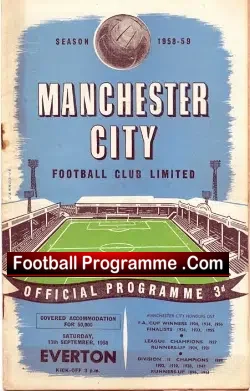 Manchester City v Everton 1958