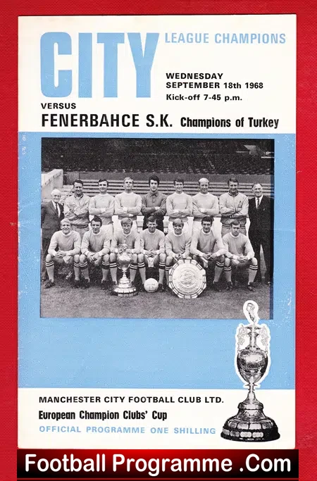 Manchester City v Fenerbahce 1968 – Club Champions Cup Turkey