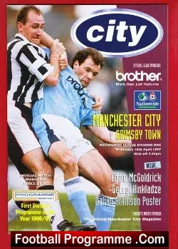 Manchester City v Grimsby Town 1997