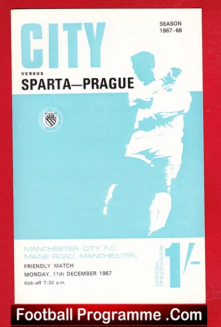 Manchester City v Sparta Prague 1967 – League Champions Season
