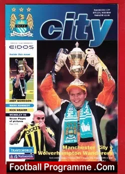 Manchester City v Wolves 1999 – Signed