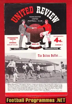 Manchester United v Arsenal 1957 – Munich Air Disaster Season
