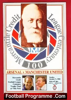 Manchester United v Arsenal 1988 – League Cup Final