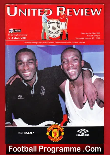 Manchester United v Aston Villa 1999 – Treble Season