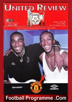 Manchester United v Aston Villa 1999 – Treble Season