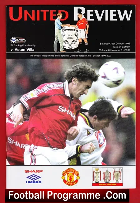Manchester United v Aston Villa 1999