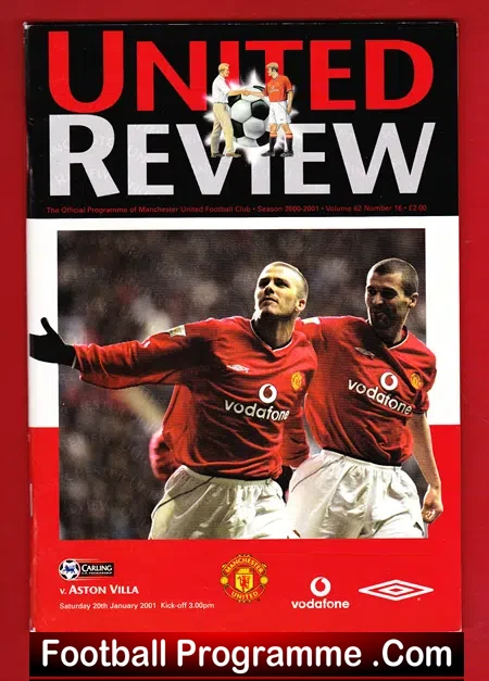 Manchester United v Aston Villa 2001