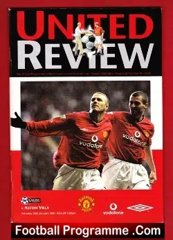Manchester United v Aston Villa 2001