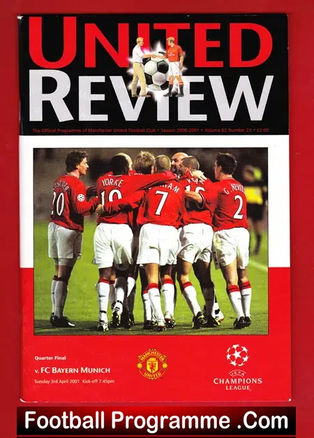 Manchester United v Bayern Munich 2001
