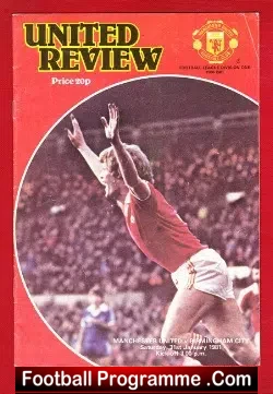 Manchester United v Birmingham City 1981