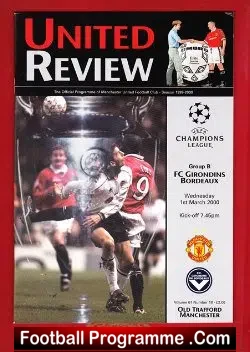 Manchester United v Bordeaux 2000