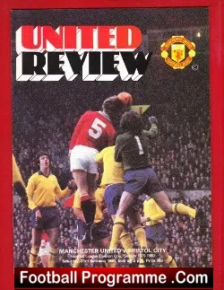 Manchester United v Bristol City 1980