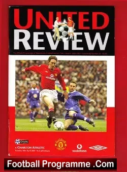 Manchester United v Charlton Athletic 2001