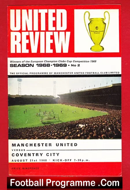 Manchester United v Coventry City 1968