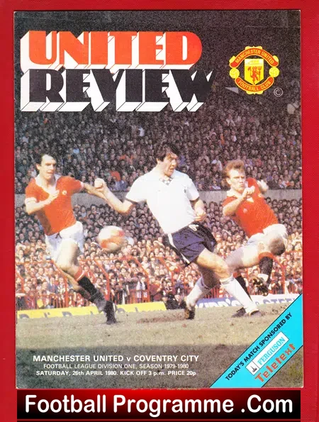 Manchester United v Coventry City 1980 + BBC Advert
