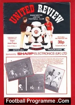 Manchester United v Dukla Prague 1983 – ECWC