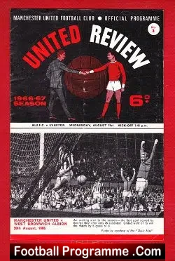Manchester United v Everton 1966