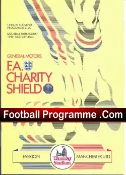 Manchester United v Everton 1985 – Charity Shield